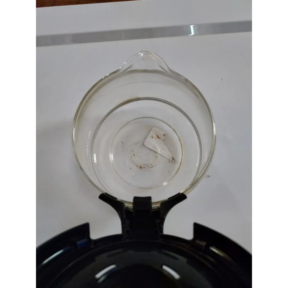 Mr. Coffee 12 Cup‎ Replacement Glass Black Coffee Pot Carafe & Lid